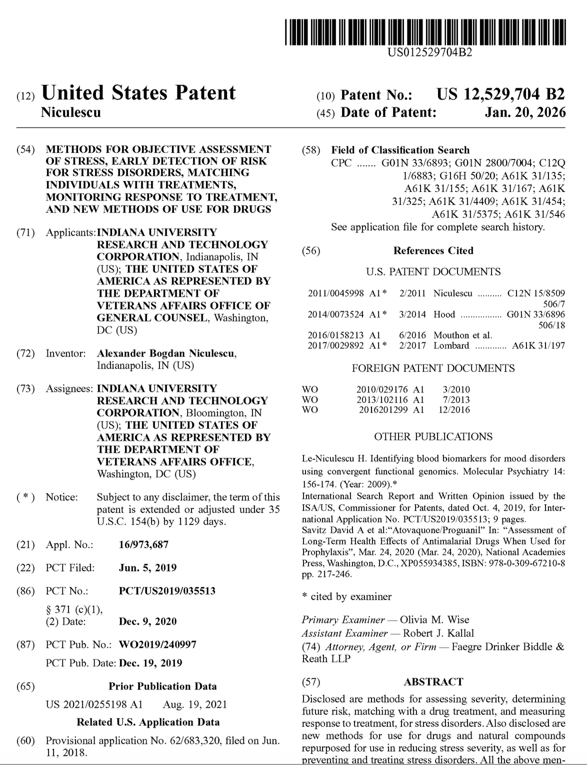 United States Patent